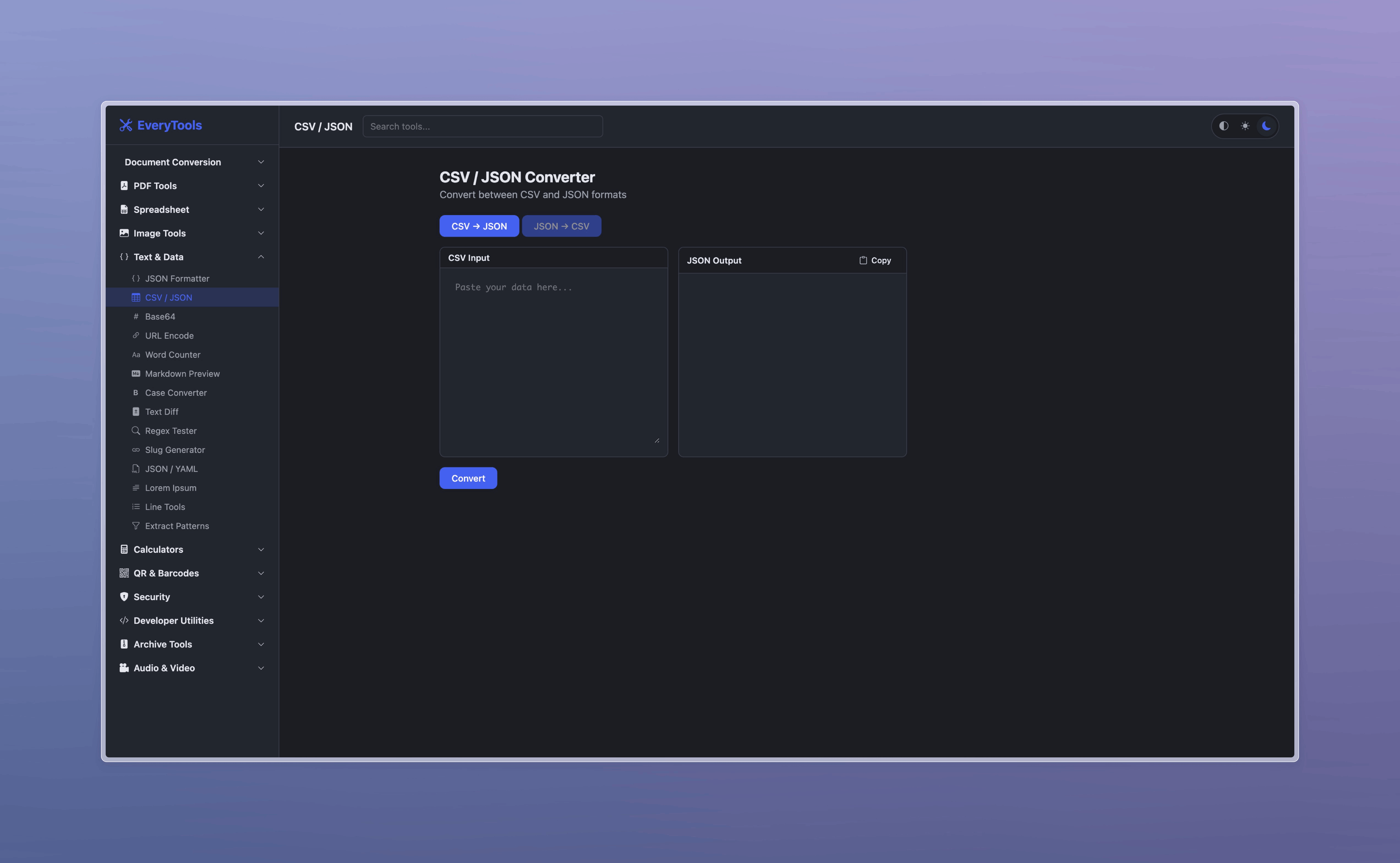 Tool Page